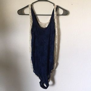American Apparel Lace Bodysuit (x 2)